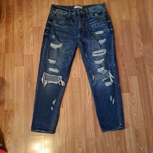 EUC Sz 11/29 KanCan Distressed Blue Jeans